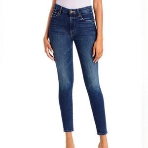 Mother Jeans High Waisted Looker Ankle in Up Your Alley Up Your Alley